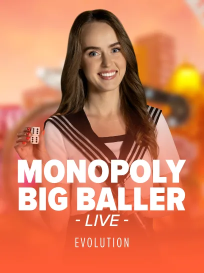 Ficha del juego MONOPOLY Big Baller en la sección de casino en vivo de stake.com.co.